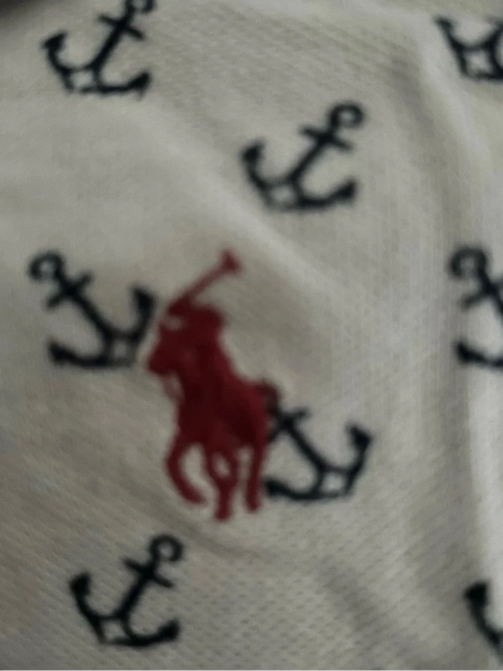 Men’s Polo Ralph Lauren Nautical Polo Custom Slim Fit Shirt Size Large